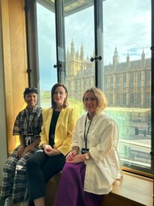 Photograph of MFI academics with Alison Carlin and Kemi Gbadebo s.